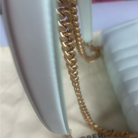 Burberry Light Blue Quilted Leather Bag - Picture 6 of 12